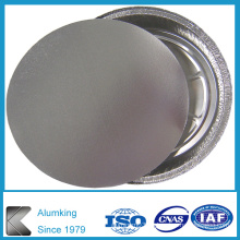 Aluminiumfolienbehälter mit Papierdeckel